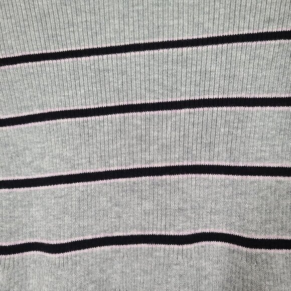 Rebecca Taylor La Vie Taylor Cozy Stripe Cherry Blossom Pullover Sweater L NWT - Picture 13 of 13